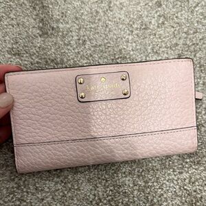 Kate Spade Blush Pink Textured Wallet